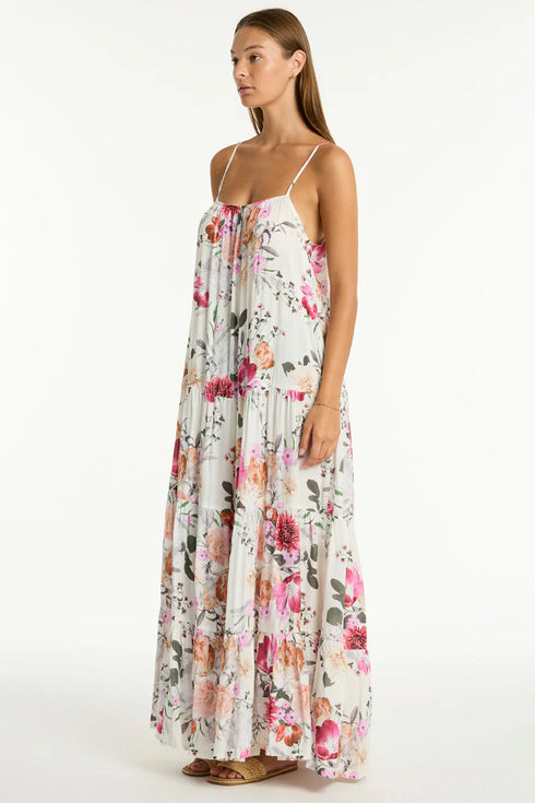 Sea Level Belle Tiered Maxi Sundress